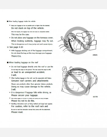 subaru levorg 2015- 2016 owners manual in english